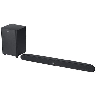 Tcl TCL 2.1 Channel Home Theater Sound Bar With Wireless Subwoofer TS6110 Black TS6110 Black